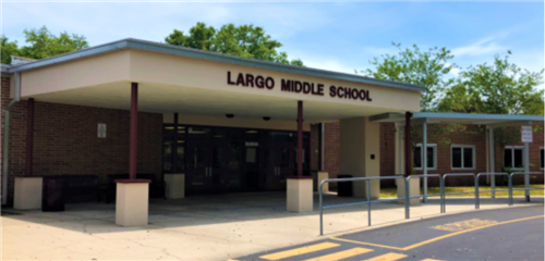 Front of Largo Middle School